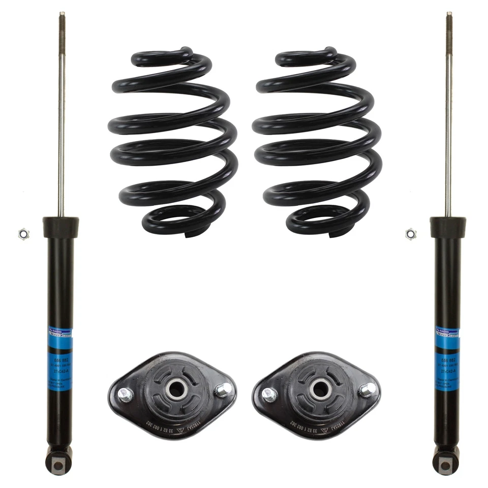 Sachs Rear Shock Absorber & Lesjofors Coil Springs Kit for BMW E46 325i Base — 第 1/1 张图片