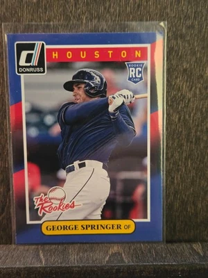 Donruss The Rookies 2014 George Springer Houston Astros #32 R14 Foto 1 de 2