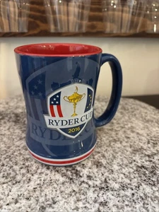 Taza de café Ryder Cup 2016 nueva de colección golf rara  - Imagen 1 de 6
