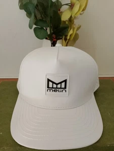 Melin Odyssey Hydro Snapback Hat Men's Classic White Size Large Excellent! - Picture 1 of 12