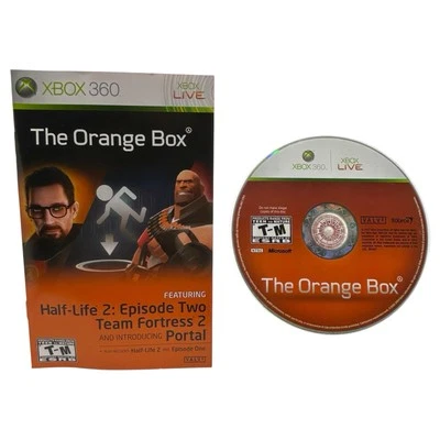 The Orange Box Half Life 2 (Microsoft Xbox 360) Tested Game Disc & Manual - Image 1 of 4