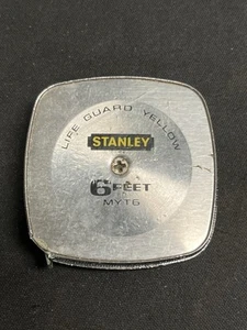 Mid-Century Vintage Stanley "Rettungsschwimmer gelb" 6 Fuß Maßband MYT6 - Bild 1 von 3