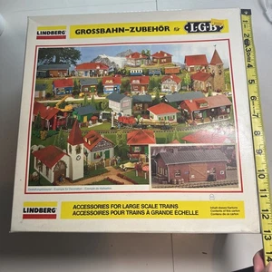 Lindberg Models LGB accessori treno su larga scala #2530 kit terminale merci nuovo con scatola - Foto 1 di 8