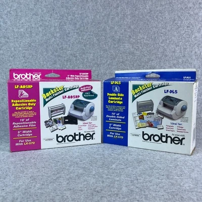 Brother Backster Multi Finisher Cartridge LX-570 Laminate Adhesive 5" Width NEW - Image 1 of 4
