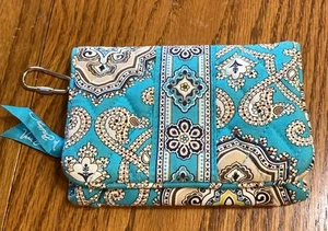 Vera Bradley Taxi Wallet Totally Turquoise NWOT - Picture 1 of 7