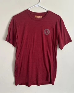 Fjällräven Specialized Herren Wollmischung T-Shirt rot Gr. SMALL Tasche Kurzarm - Bild 1 von 10