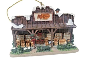 Cracker Barrel Decorazione Natalizia Vecchio Country Store Sedie a Dondolo Logo Originale - Foto 1 di 7