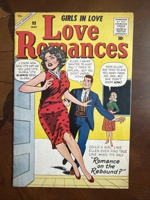 1961 Atlas Marvel Love Romances #93 - GGA Matt Baker & Jack Kirby Cover - VG/FN - Image 1 of 4