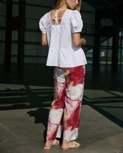 Coster Copenhagen map print wide leg pants size EU36/UK10 - Picture 1 of 10