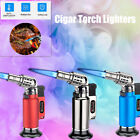 Torch Lighters Triple Jet Flame BBQ Kitchen Lighter Refillable Butane No Gas New
