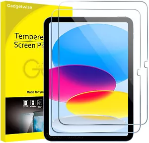 Tempered Glass For iPad 11th 10th 9th 8th 7th 6th Generation Screen Protector - Picture 1 of 92