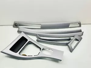 BMW 3 E90 E91 Hexagon Interior Trim Kit CIC Center Console Panel Moldings Covers - Picture 1 of 24