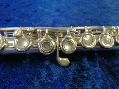 Flauta Muramatsu prata Ag925 com estojo - Imagem 1 de 4