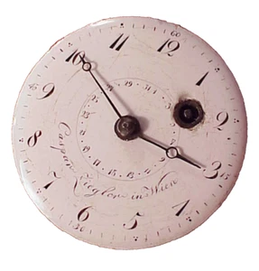 VERGE FUSEE 40MM CASPAR ZIEGLER IN WIEN POCKET WATCH MOVEMENT - Picture 1 of 18