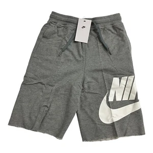 Nike Boy's Sportswear Shorts Grey/White Size Boy's L (AT3070-091) - Picture 1 of 2