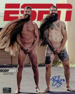 Brent Burns San Jose Sharks Signed ESPN Body Issue 8x10 W/ Burns Authentic COA - Picture 1 of 1