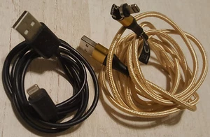 2 x USB A Kabel zu 8-Pin 1 m und 2m - Zdjęcie 1 z 7