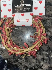 valentine mini bead rope for decorating - Picture 1 of 3