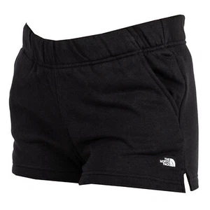 The North Face Women's Large Black TNF Logo Elastic Waistband Pull On Shorts NWT - Picture 1 of 6