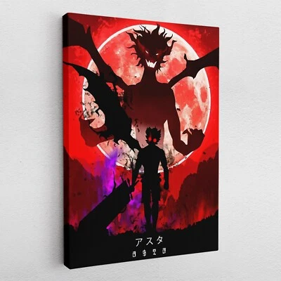 Leinwandbild Poster Acryl Pop Art Black Clover Asta Anime Manga Gamer - Bild 1 von 4