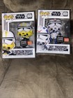 Funko Pops Star Wars Gaming Greats 643 & 645 Gamestop Exclusives Trooper