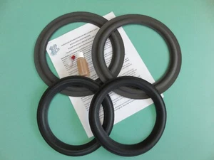 GENESIS PHYSICS II SPEAKER REPAIR KIT FOAM SURROUNDS -USA- 15% SHIPPING REFUND# - Picture 1 of 1