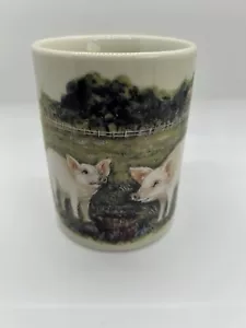 Vintage Otagiri Pigs Mug on the Farm Coffee Tea Made in Japan 1980’s S7 - Picture 1 of 9