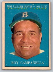1961  Topps #480 Roy Campanella MVP DODGERS