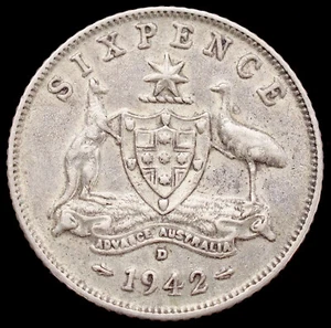 Australia 0.500 Seis Peniques Plata 1946 a 1963 (Elige el año) (GLIC-005G) - Imagen 1 de 20