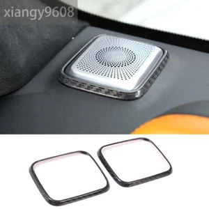 For Benz G Class W463 G63 G500 2019-23 Real Carbon Fiber Dashboard Speaker Cover - Foto 1 di 12