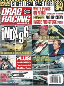 DRAG RACING MONTHLY 1997 JAN - US NATS, THUNDERBOLT, GLIDDEN, ZOMBIE - Imagen 1 de 1