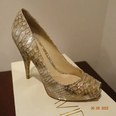 Zapatos de salón Joan and David plataforma cuero dorado 7,5 Nordstrom  Foto 1 de 4