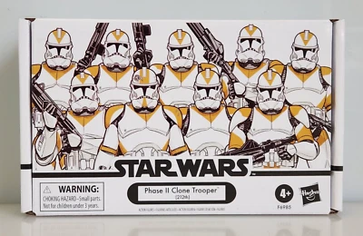 Star Wars Vintage Collection Phase II Clone Trooper 212th 4pc Figures F6985, NEW - Image 1 of 4