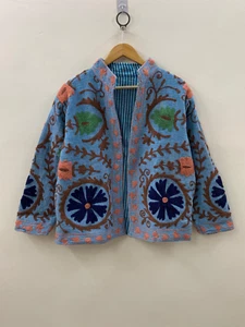 Soft Suzani Jacket Embroidery TNT Jacket | Women's Clothing | Gift For Her - Picture 1 of 5