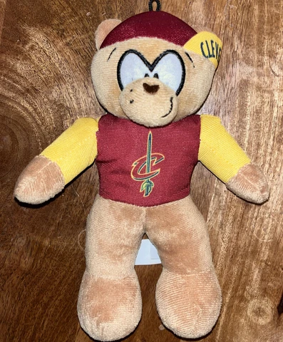 Cleveland Cavaliers NBA Plush 9” Mascot Bear CLEAN Cover