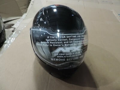 AFX Motorcycle Helmet-Small-Black 55-56cm 22-22 7/16in - Image 1 of 4