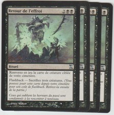 ► magic-style ◄ mtg - 4x dread return/return of the dread x4-time spiral-EX +