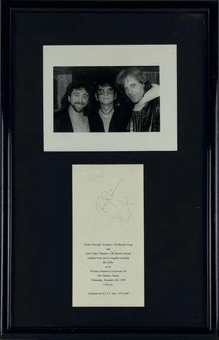 Billy Joel Roy Orbison Patti Scialfa Signed Autograph Bob Dylan Invi BAS Beckett Cover