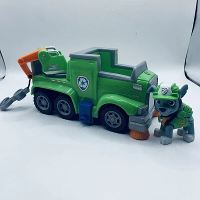 Lote de figuras de camión de reciclaje Rocky Paw Patrol Ultimate Rescue Pups Spin Master Foto 1 de 4