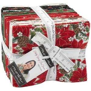 Holly Berry Tree Farm 30 Fat Quarter Bundle + 1 Panel by Deb Strain for Moda - Picture 1 of 3