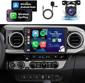 For Toyota Tacoma 2016-2021 Android 13 Apple CarPlay Car Radio GPS Stereo Navi - Picture 1 of 19