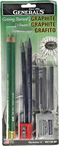 Kit de herramientas esenciales de dibujo de grafito General Pencil 97139-BP hecho en EE. UU. - Imagen 1 de 1