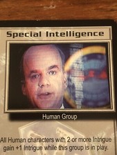 SPECIAL INTELLIGENCE 1998 BABYLON 5 CCG RARE CARD NEAR MINT NEVER PLAYED WITH