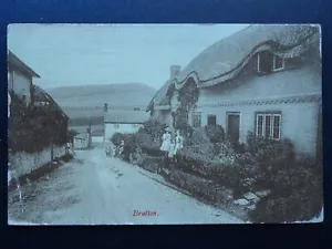Wiltshire BRATTON Melbourne Street REACHHÜTTEN um 1911 Postkarte von Wilkinson - Bild 1 von 2