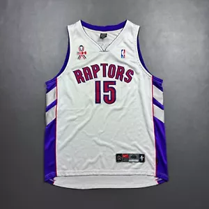 100% Authentic Vince Carter Vintage Nike Toronto Raptors Jersey Size 48 XL Mens - Picture 1 of 7