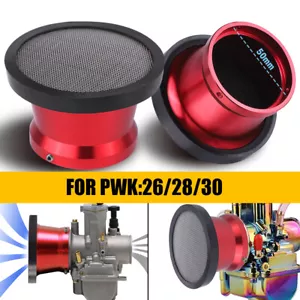 For PWK 21/24/26/28/30 Motorcycle Carburetor Air Filter Horn Cup Velocity Stacks - Picture 1 of 9