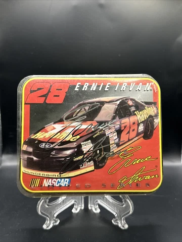 NASCAR-LIMITED SERIES-Ernie Irvan #28. Championship Wallet New In Tin Case Cover