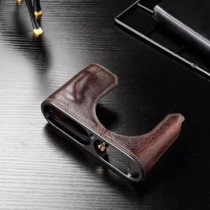 New Handmade Genuine Real Leather Camera Case Bag Cover Half Body For Leica Q3 - Picture 1 of 10