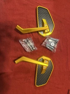 Pazoma Gold Mirrors For Harley Davidson MT-1633-GD. Fits most Harley Models - Picture 1 of 4