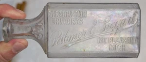 Set 4 E.E. Palmer & Laggart Mt Pleasant MI Apothekenflaschen 1890er-1910er Medizin - Bild 1 von 11